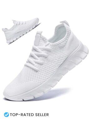 Slip On Running Shoes Lightweight Breathable Mesh Athletic Sneakers